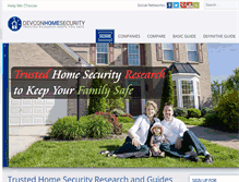 Tablet Screenshot of devconhomesecurity.com